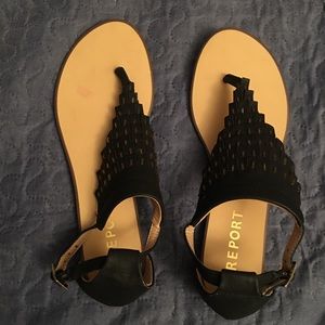 Report Black Sandals